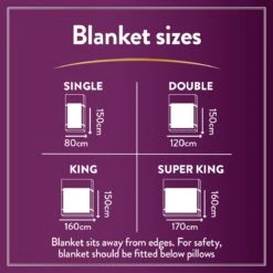 Slumberdown Perfectly Warm Luxury Electric Blanket-Double -Home Products Store 9519767 R Z010A