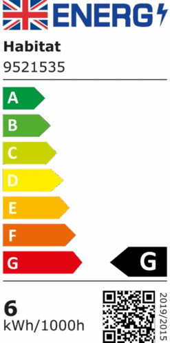 Habitat Ngami Mushroom Aluminium LED Touch Table Lamp - Blue -Home Products Store 9521535 R A001