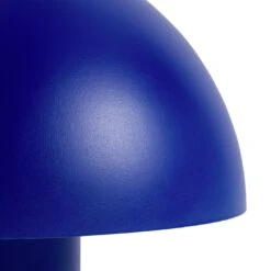 Habitat Ngami Mushroom Aluminium LED Touch Table Lamp - Blue -Home Products Store 9521535 R Z002A