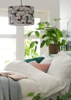 Habitat Cruz Scandi Printed 30cm Drum Shade -Home Products Store 9532287 R Z002C