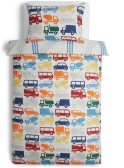 Habitat Kids Transport Multicolour Bedding Set - Single -Home Products Store 9541429 R Z002A