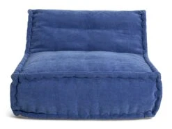 Kaikoo Estelle Quilted Bean Bag - Blue