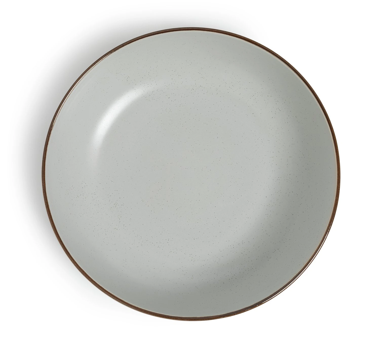 Habitat Dipped Speckle Stoneware Serve Bowl 4 Habitat Dipped Speckle Stoneware Serve Bowl - Image 4