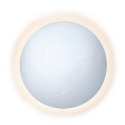 Habitat Circle Backlight LED Mirror - White 10 Habitat Circle Backlight LED Mirror - White -Home Products Store 9559246 R Z002A