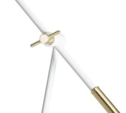 Habitat Vesper Cone Task Table Lamp - White & Gold -Home Products Store 9559648 R Z003A