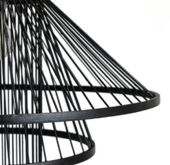 Habitat Wood 3 Tier Pendant Shade - Black 9 Habitat Wood 3 Tier Pendant Shade - Black -Home Products Store 9561007 R Z002A