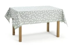 Habitat Spot Wipe Clean Tablecloth - Grey And White -Home Products Store 9566710 R Z002A