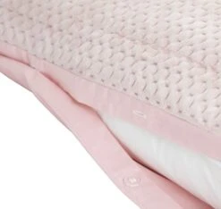 Habitat Pinsonic Velvet Plain Pink Bedding Set - Double -Home Products Store 9570311 R Z004A