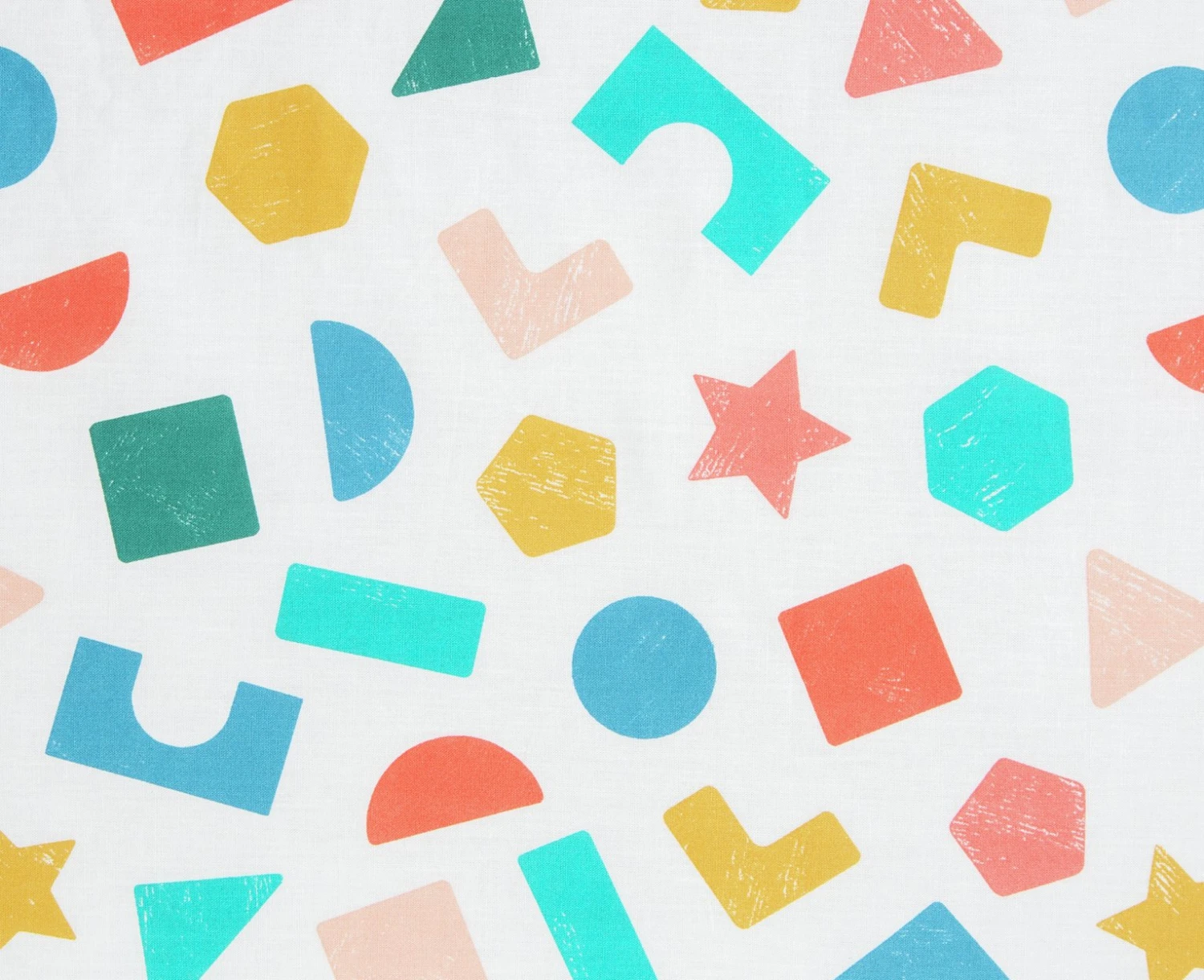 Habitat Kids Colourful Shapes 2 Pack Fitted Sheets - Cot 3 Habitat Kids Colourful Shapes 2 Pack Fitted Sheets - Cot - Image 3