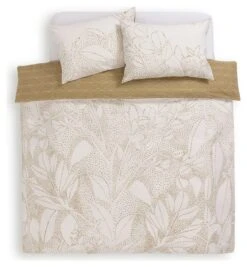 Habitat Cotton Floral Dobby Brown Bedding Set - Single -Home Products Store 9574692 R Z002A