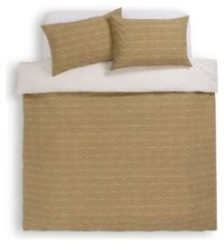 Habitat Cotton Floral Dobby Brown Bedding Set - Single -Home Products Store 9574692 R Z004A