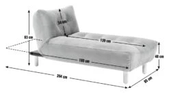 Habitat Kota Fabric Corner Chaise Sofa Bed - Green -Home Products Store 9576896 R E001