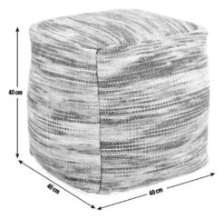 Kaikoo Retba Wool Footstool -Home Products Store 9580947 R E001