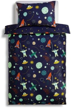 Habitat Kids Glow In The Dark Space Bedding Set - Toddler -Home Products Store 9581001 R Z002A