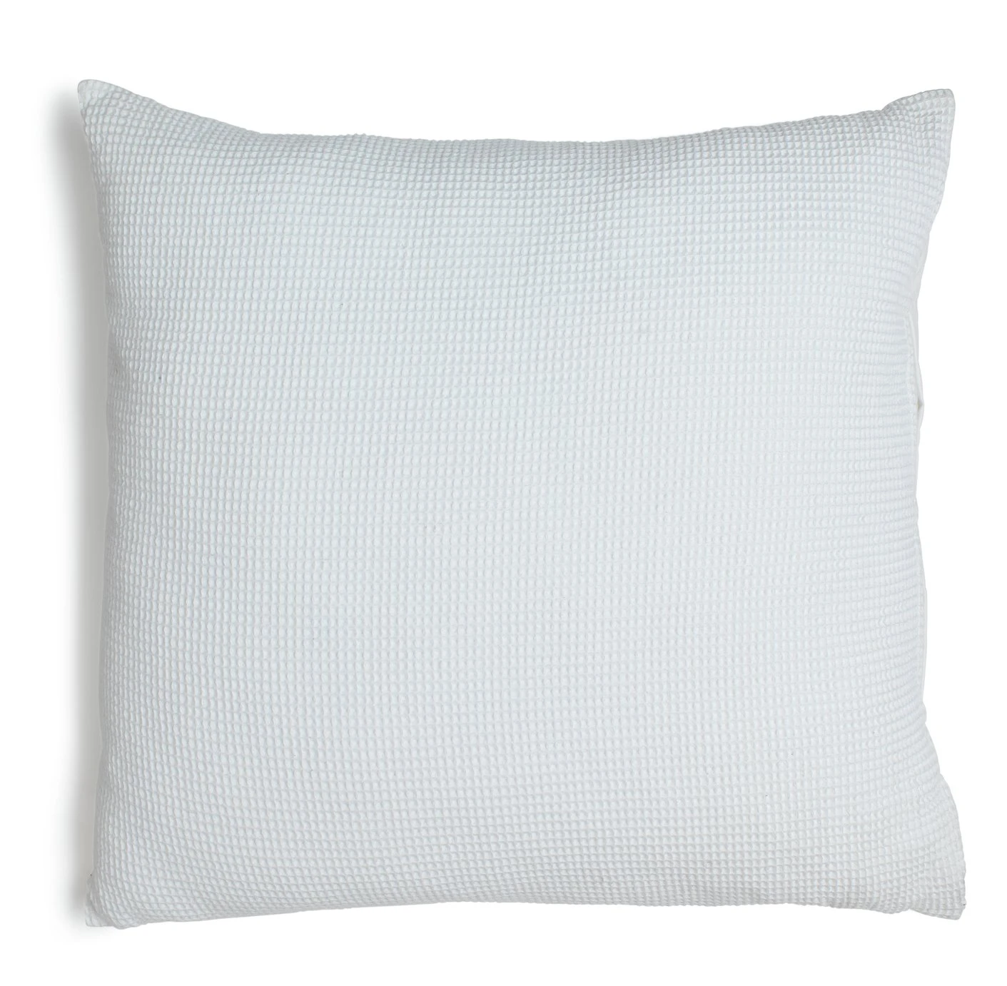 Habitat Waffle Patterned Cushion - White - 59x59cm 1 Habitat Waffle Patterned Cushion - White - 59x59cm