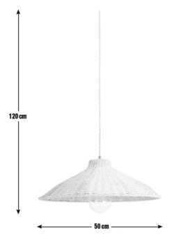 Habitat Apus Rattan Pendant - Whitewash 8 Habitat Apus Rattan Pendant - Whitewash -Home Products Store 9602155 R E001