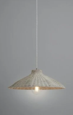 Habitat Apus Rattan Pendant - Whitewash 11 Habitat Apus Rattan Pendant - Whitewash -Home Products Store 9602155 R Z002C