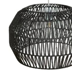 Habitat Neda Rope 55cm Shade - Black -Home Products Store 9604359 R Z002A