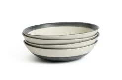 Habitat Stripe 4 Piece Stoneware Pasta Bowl - Blue -Home Products Store 9605554 R Z002A