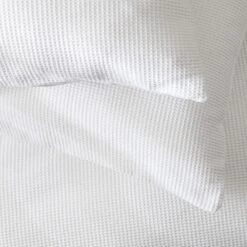 Habitat Cotton Waffle Plain White Bedding Set - Single -Home Products Store 9607064 R Z003A