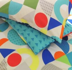 Habitat Kids Geo Shapes Twin Pack Bedding Set - Double -Home Products Store 9610790 R Z003A