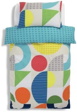 Habitat Kids Geo Shapes Twin Pack Bedding Set - Double -Home Products Store 9610790 R Z004A