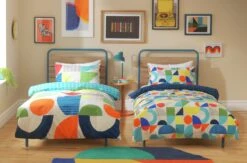 Habitat Kids Geo Shapes Twin Pack Bedding Set - Double -Home Products Store 9610790 R Z007A