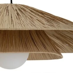 Habitat Guii 2 Tier Rattan Pendant Light - Natural -Home Products Store 9611050 R Z002A