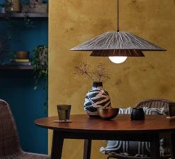 Habitat Guii 2 Tier Rattan Pendant Light - Natural -Home Products Store 9611050 R Z002C