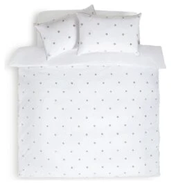 Habitat Tufted Spot White & Grey Bedding Set - Single -Home Products Store 9625826 R Z002A