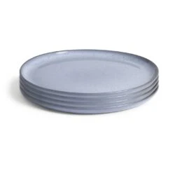 Habitat Evora 4 Piece Stoneware Side Plates - Blue -Home Products Store 9631102 R Z002A