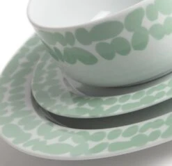 Habitat Scandi Decal 12 Piece Porcelain Dinner Set -Home Products Store 9634721 R Z005A