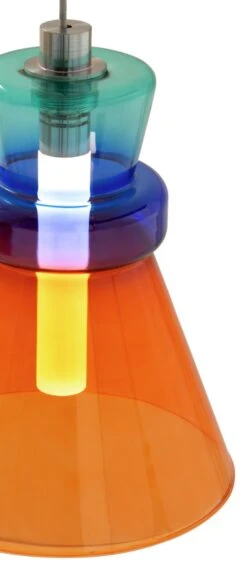 Habitat Vivian Glass LED Ceiling Light - Multicoloured -Home Products Store 9694022 R Z002A